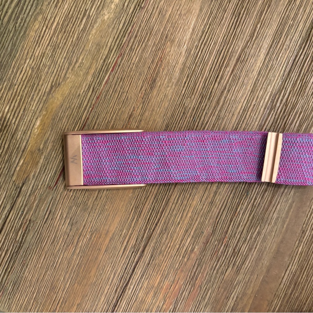 New Whoop 5.0 Pink/Blue Band with Rose Gold Clasp/Hook/Trim - whoop 5.0 one/life - Picture 6 of 8